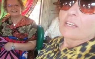 1ª Aventura no transporte toca-toca depois da visita ao mercado